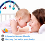 Pau1Hami1ton Baby Stroller Arch Toys, Car Seat Toys,Baby Gifts.S-19(Cloud)