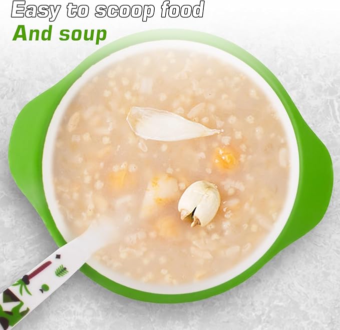 Kids Feeding Set 5 Pcs, Dinosaur Tableware Set for Toddlers, Includes Plate, Bowl, Cup, Fork & Spoon, BPA Free, Multicolor (Green, Brown, Orange), Dishwasher Safe