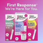 First Response Multi Check Quick & Simple Pregnancy Test Kit, 1 EasyCup Test with Built-in Pregnancy Test Strip, and 2 Rapid Result Pregnancy Tests, 1 Kit