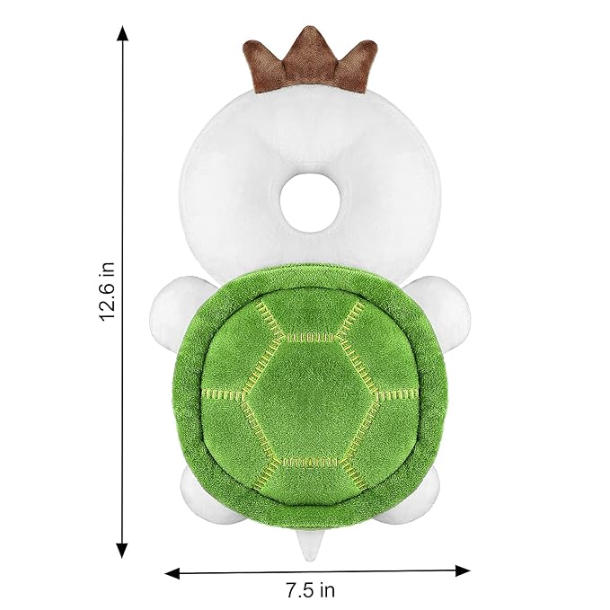 Tortoise WZ S4 Toddler Head Safety Pad Adjustable Backpack with 3 Pairs Baby Socks for Walker & Crawling