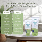 TruKid Eczema Bubble Podz with Eczema Cream & Bubble Glove – Gentle Bubble Bath and Skincare Set for Kids and Toddlers