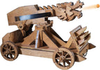 Mini Dragon Ballista Ancient Missile Launcher China Three Kingdoms Chariot Wooden Catapult DIY 3D Puzzles Model Kits STEM Projects Tabletop Toys