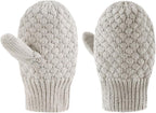 Baby Knit Mittens Toddler Boys Girls Gloves Winter Infant Newborn No Scratch Mitten 0-3 Years