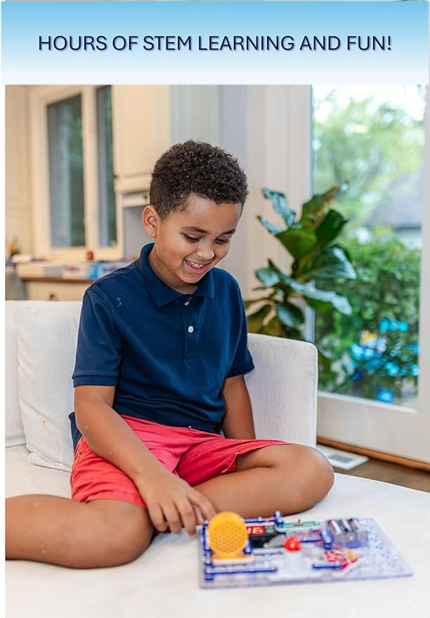 Snap Circuits “Arcade”, Electronics Exploration Kit, Stem Activities for Ages 8+, Full Color Project Manual (SCA-200)