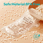 NCVI 25 Count Breastmilk Storage Bags Freezer for Baby, Breast Milk Feeding Bag with Temp-Sensing, Doubled-Sealed, Self Standing, Easy Pour Spout, BPA-Free, 7oz