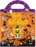 Halloween Reusable Sticker Books for Toddlers 3+, Halloween Stickers for Kids, Sticker Book for Toddlers 3+ Years, Halloweens Gifts for Kids Girls Boys