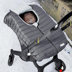 Orzbow Winter Carseat Cover for Baby, Baby Car Seat Cover for Boys & Girls, Warm Infant Car Seat Covers for Cold Weather, Rain & Snow Repellent, Waterproof, Universal Fit, Newborn Must Have, Dark Grey