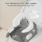 Potty Training Seat, Toddler Toilet Seat for Kids Boys Girls, 2 in 1 Potty Training Toilet for Kids, Splash Guard Anti-Slip Pad Step Stool, Adjust High Potty Chair for Toddler Kid Boys Girls