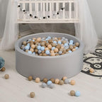 GOGOSO Ball Pits Balls for Toddlers Pack of 50 100 200 Plastics Shape Ball Non-Phthalate Non-BPA Non-Toxic 2.2-Inch Crush Proof Play Balls