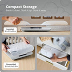 Greater Goods Digital Baby Scale with Tray – Accurate Infant & Toddler Weighing, Hold Function Helps with Baby Movement