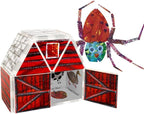 CreateOn Eric Carle The Very Hungry Caterpillar & Bonus Very Busy Spider Playset, Magnetic Building Toys, Educational, STEM and Montessori Tools, Magnetic Tiles for Kids Ages 3+, 24 Pieces