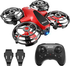 Drones for Kids,Drrntr Mini Drone - Kids Drone with 3D Flip, Auto Hovering,Rc Drone for Kids 8-12 with Headless Mode, 2 Batteries - Indoor Quadcopter,Flying Toys Gifts for Boys and Girls