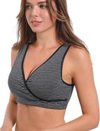 SUIEK 4 Pack Nursing Sleep Bra Maternity Bralette Cotton Breastfeeding Bras