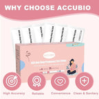 Pregnancy Test Strips with Urine Cups, hCG Detection Home Pregnancy Tests, Sensitive & Over 99% Accurate, 10 Count Individually Wrapped, Rapid hCG Test Strips, 5mm Wider 25mIU/mL