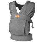 Baby Wraps Carrier Sling, Baby Carrier for Newborns and Toddlers,Skin-Friendly and Soft Front Baby Carrier Wrap Perfect Baby Gifts (Grey, Cotton)