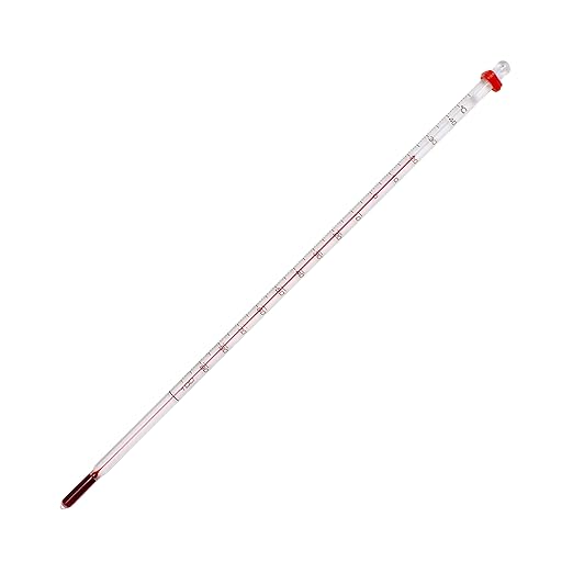 SP H-B DURAC General Purpose Lab Thermometer Total Immersion Glass Liquid Thermometer for Laboratories, Universities, Food and Beverage Processing, 0 to 230 F Degrees Celsius