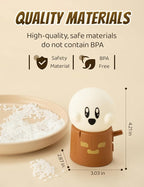 Ghost Stumps Lamp, Cute Ghost LED Night Light, Halloween Party Decorations Indoor, Halloween Centerpieces Decorations for Table, Shelf, Fireplace