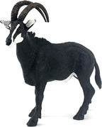 FUNSHOWCASE African Jungle Animals Sable Antelope Toy Figure Realistic Plastic Figurine Height 4-inch