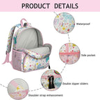 Toddler Backpack for Girls 3-8: Preschool Kindergarten Backpack - Cute Kids Backpacks for Girls-Floral