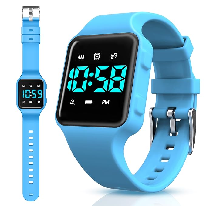 Potty Training Watch for Toddlers & Kids with Countdown, Flashing Lights, Fun Music or Vibration Alerts - Waterproof Interactive Toilet Training Reminder for Boys & Girls Ages 2-9