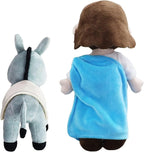 Jesus Plush Doll Guardian Mary Stuffed Baptism plushie Savior Toy for Church Sunday School Religious Easter