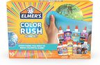 Elmer's Color Rush Slime Kit, Includes Liquid Glue, Activator, Makes Color Changing, Glow in The Dark, Butter Slime and More, 10 Piece Set - Perfect for Parties, Gift, Activity Time
