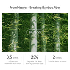 Momcozy Bamboo Fiber Disposable Nursing Pads, 100% Natural Materials and 100% Biodegradable, Skin Contacts Only Most Natural Materials, for Sensitive Skin, Individually Packaged（120 Count）