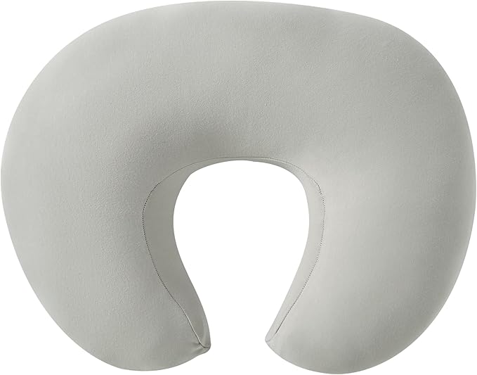 Nursing Pillow, Plus Size Breastfeeding Pillow Original Support for Baby Boys Girls Breastfeeding Essentials, with Removable Soft Cotton Cover (Grey, Standard (23.62 * 18.11 * 5.91 Inches))