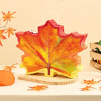 WERNNSAI Fall Leaf Pinata - Maple Leaf Pinata Thanksgiving Party Games for Kids Orange Autumn Hanging Leaves Decor Fall Festival Thanksgiving Family Party Favors with Blindfold
