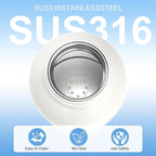 Portable Bottle Warmer for Travel,12.5oz Cordless Baby Milk Warmer on The go for Formula,Breastmilk,Water,3 Mins Fast Heating & Precise Temp Control Travel Essential