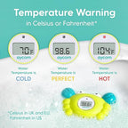 Aycorn Digital Baby Bath & Room Thermometer - Fahrenheit with LED Display & Temperature Warning - Infant Baby Bath Toys Floating Toy Thermometer