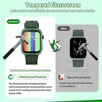 Smart Watch for Kids No Phone Needed, Tempered Glass Fitness Tracker Boy Teens with 19 Sport Modes, Pedometer, Sleep Monitor, Kids Watch Birthday Gifts Toy Gift for Girls Boys 6-16 (Green)