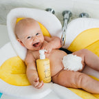 Dabble & Dollop Citrus Kiss Bundle, Natural Bubble Bath, Body Wash & Shampoo for Kids, USA-made, Paraben & Sulfate Free, Vegan, Gluten-Free, Tear-Free, Tangerine, Vanilla, Lemon (Set of 3)