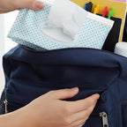 Baby Wipes Dispenser 3 Pack Portable Refillable Baby Wipe Holder for Outdoor, Resuable Waterproof & Dustproof Travel Wipes Container Case, On The Go Wet Wipe Pouch for Hiking(3 Colors Bohemian)