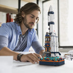JMBricklayer Space Rocket Building Sets for Boys 8-14 Adults 70110, Spaceship Exploration Space Toys, Space Shuttle Rocket Ship Collectible Display Model Set, Gifts for Adults Boys Girls Age 8+