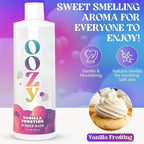 OOZE Vanila Frosting Bubble Bath for Kids (473ml) - Cruelty-Free Formula w/Sweet Vanilla Scent – Paraben-Free Kids Bubble Bath – Made in The USA