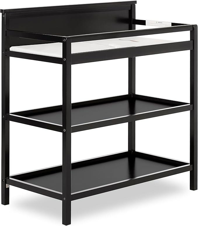 Dream On Me Jax Universal Changing Table in Matte Black