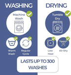 Hygge Sheets® Potty Training Pee Pads for Kids, Toddlers - 100% Waterproof, Non Slip Bed Wetting Pad for Twin Beds - Washable, Reusable Mattress & Sheet Protector - Lightning