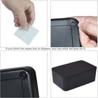 Diaper Wipes Dispenser, Tissue Storage Box Case, Wet Wipe Dispenser Holder with Lid for Home, Office, Cars (Black)