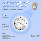 Baby Bath Thermometer for Bathtub, Room|Water Temperature, Baby Bath Floating Toy|Kids Bathroom Safety, Digital LCD with Timer