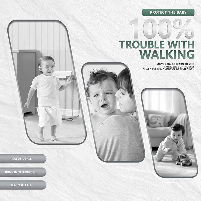 Baby Head Protector,Adjustable Baby Head Protection Backpack (Red Weirdo)