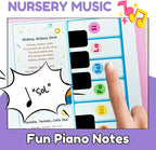 ZeenKind English Learning Talking Book for Kids 2 3 4 5 6 Years Old, 300+ Words Interactive Audio Sound Books for Toddlers, Early Learning Educational Electronic Musical Toy