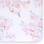 Oilo Crib Sheet, Breathable, Fitted, Turkish Cotton Jersey, 300 Thread Count, Machine Washable, Fits Standard Crib (28" x 52" x 6"), Toddler Bedding, Girl, Boy, & Neutral Nursery Design, Prim Floral