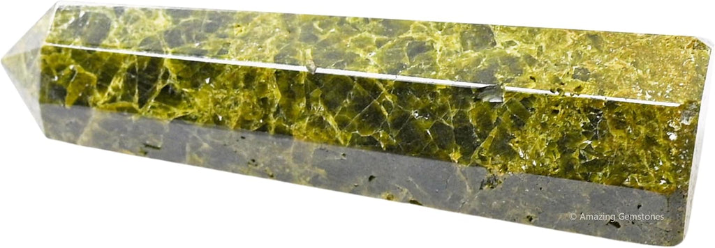 Amazing Gemstone Green Tourmaline in Matrix Crystal Towers - Natural Healing Crystal Point Obelisk for Reiki Healing and Crystal Grid (2 Inch to 3 Inch)