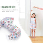 Tatuo Growth Chart Wall Labels Height Indicator Tape Ruler Growth Chart Decor Height Indicator Adhesive Ruler for Home Room Measuring(Colorful)