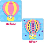 Skillmatics Foam Sticker Art Activity - Unicorns & Princesses, Mess-Free Fun for Kids, 800+ 3D Foam Stickers, DIY Felt Craft Kits, Gifts for Girls & Boys Ages 3, 4, 5, 6, 7