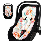 GFU Infant Stroller mat, Fits for Stroller, Swing, Flowers