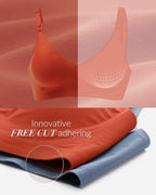 Mamaway Silky Seamless Nursing Maternity No Show Wireless Bra, Smooth, Cooling, Lightweight for Breastfeeding, Pregnancy