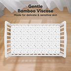 KeaBabies 2-Pack Baby Crib Sheets for Boys, Girls - 52x28 Viscose Derived from Bamboo Toddler Bed Sheets Neutral, Fitted Crib Mattress Cover for Standard Baby Bedding, Soft & Cozy (Woodland)