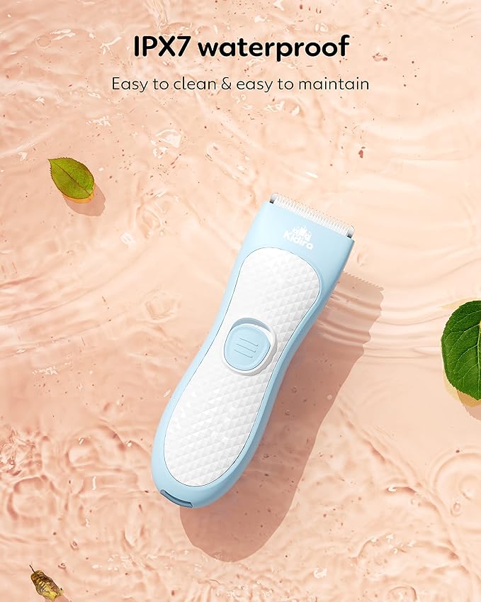 Baby Hair Clippers Quiet Hair Trimmer for Kids Toddler, Silent Hair Clippers for Children with Autism, Waterproof Rechargeable Cordless Ceramic Blade Haircut Kit